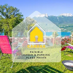 Appartement Cabana&les Pieds Dans L'eau, Duingt